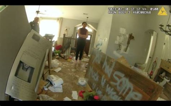 Footage shows destruction inside Ryan and Mackenzie Edwards home after he allegedly trashed it