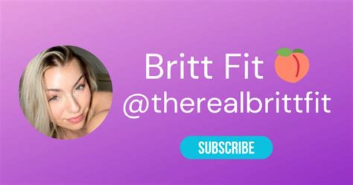 The Real Britt Fit OnlyFans Leaks
