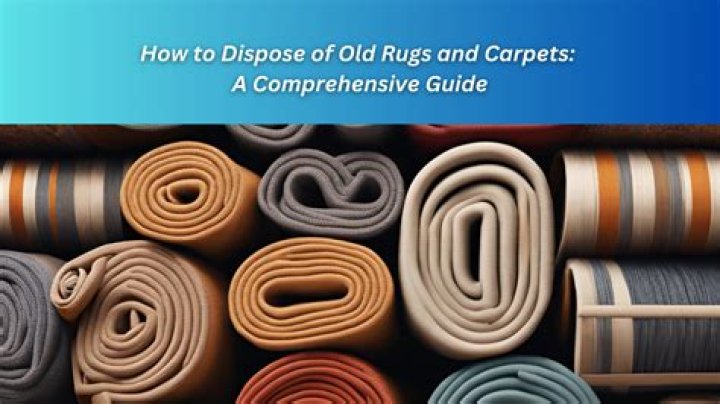 where can i dispose of old area rugs