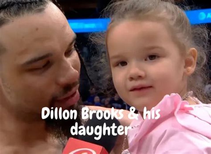 Who is Dillon Brooks' daughter?